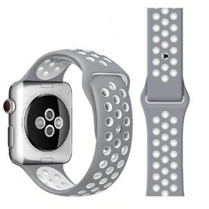 NEW[BAND] Sliver-W Sport Silicone For Apple Watch